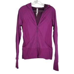 Lululemon In Flux Reversible Jacket in Plum Size 8 Like New